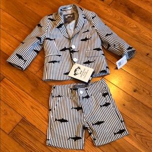 Appaman Shorts Suit Set- Brand New with tags on